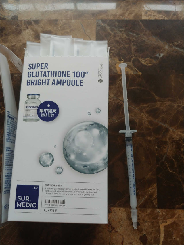 sur medic+ super glutathione 100tm bright ampoule what to avoid when taking glutathione