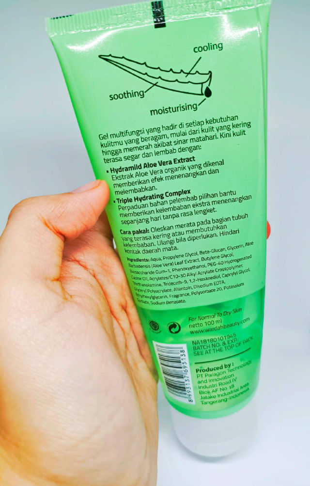 Nature Daily Aloe Hydramild Multifunction Gel - wardah