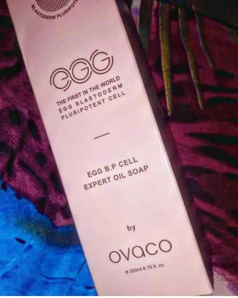 洗顔料 ovaco EGG B.P. CELL EXPERT OIL SOAP Ovaco EGG BP Cell