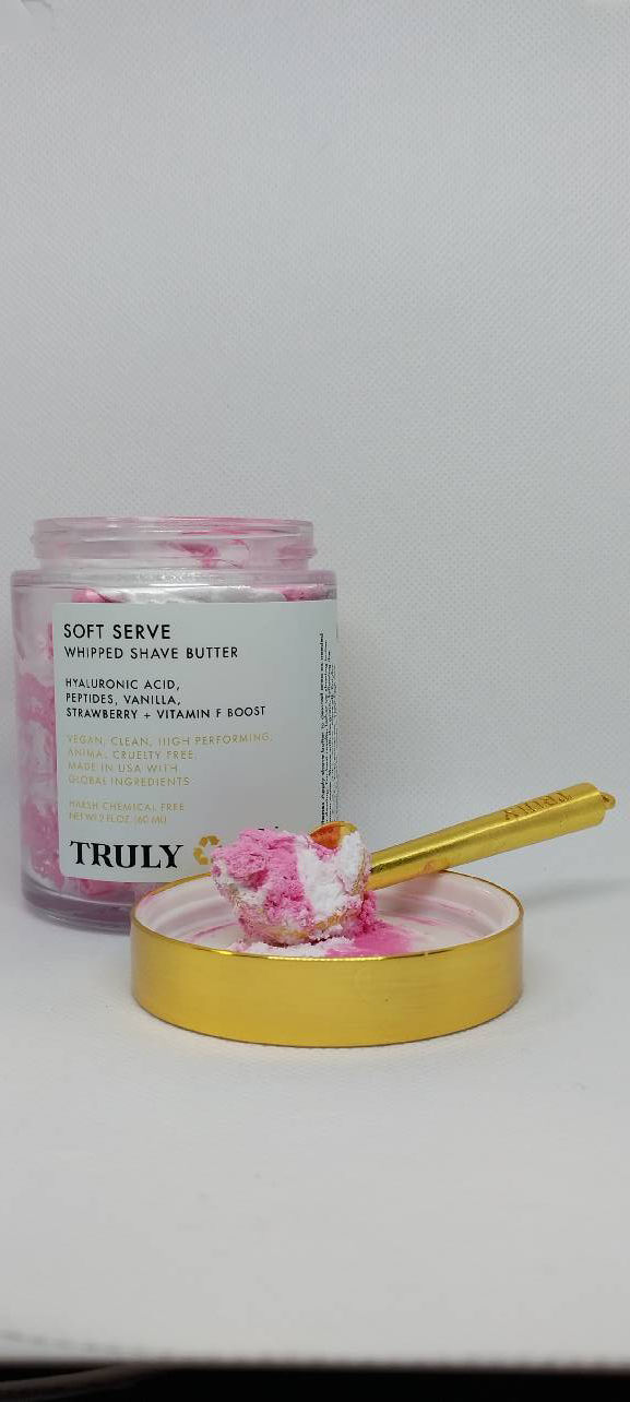 Soft Serve Whipped Shave Butter + Gold Ice Cream Scoop – Truly Beauty