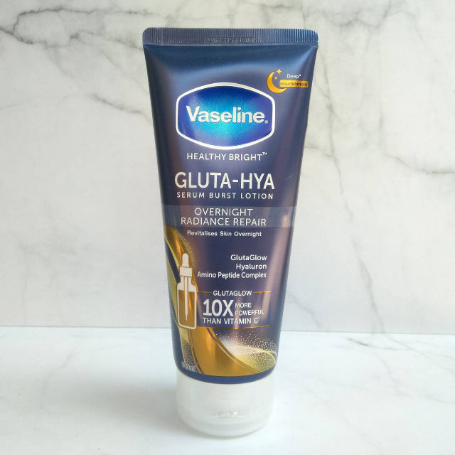 Vaseline Gluta-Hya Serum Burst Lotion Overnight Radiance Rep