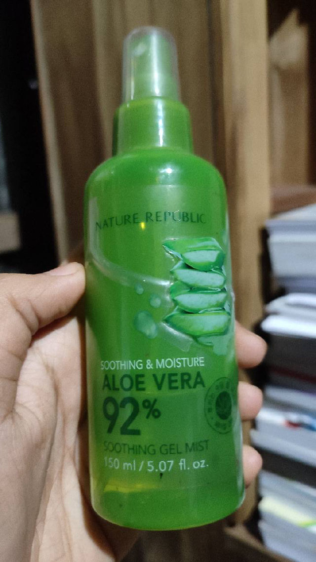 NATURE REPUBLIC Soothing & Moisture Aloe Vera 92% Soothing Gel Mist Reviews  & Ingredients