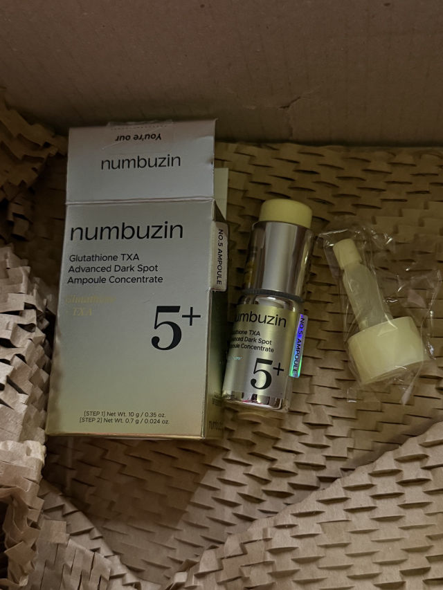 no 5 glutathione txa advanced dark spot ampoule concentrate numbuzin No.5 Glutathione TXA Advanced Dark Spot Ampoule Concentrate main image 1